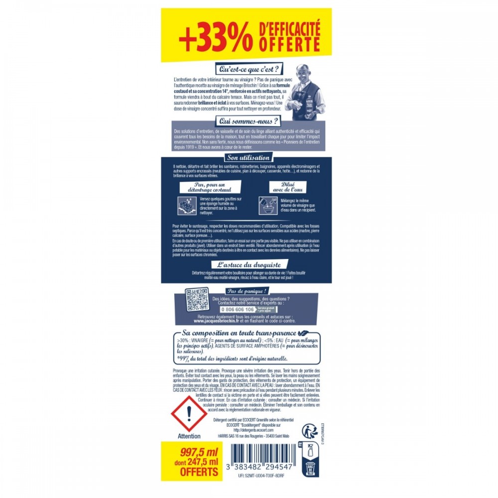 Acheter Vinaigre de ménage