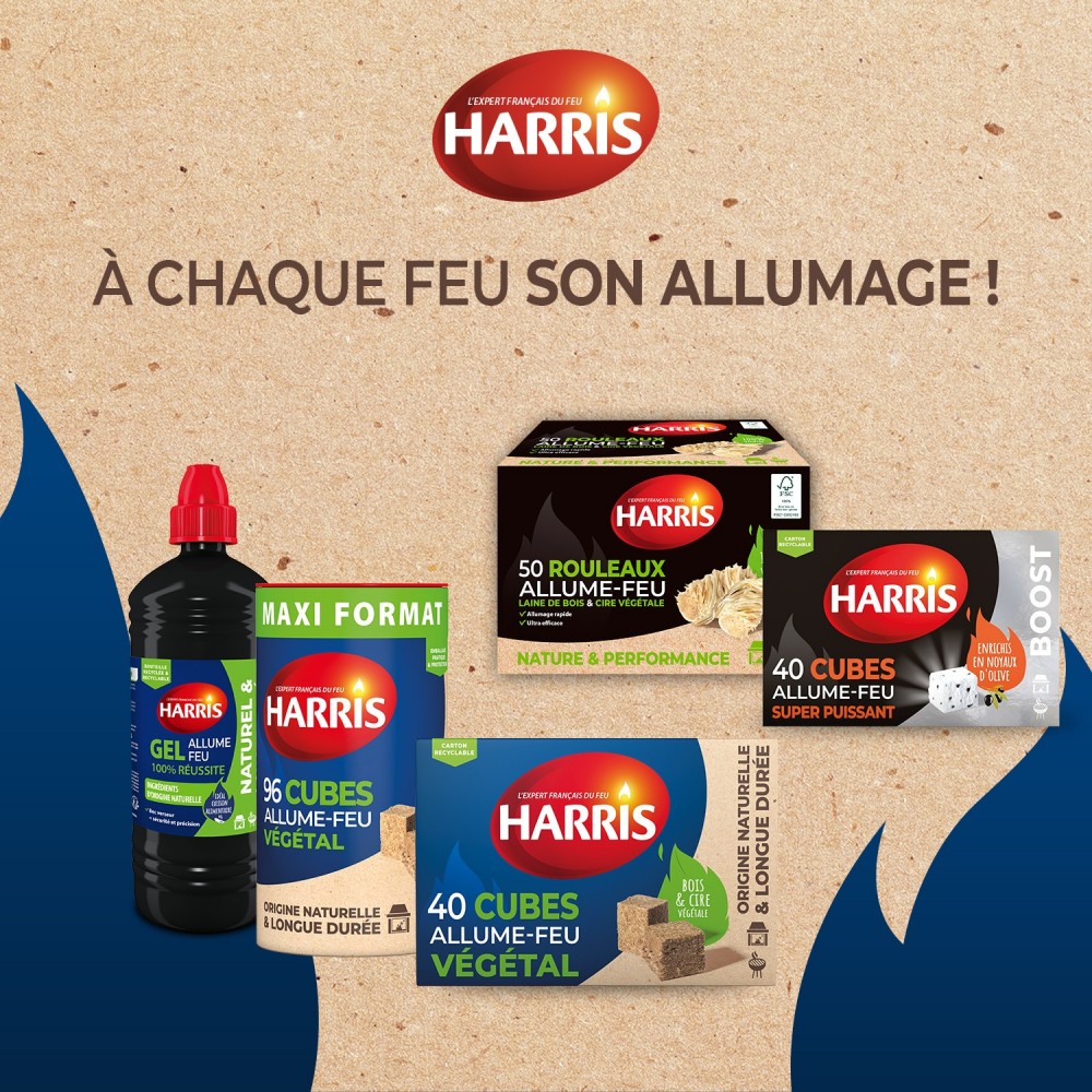 Acheter 50 rouleaux allume-feu 100% naturels