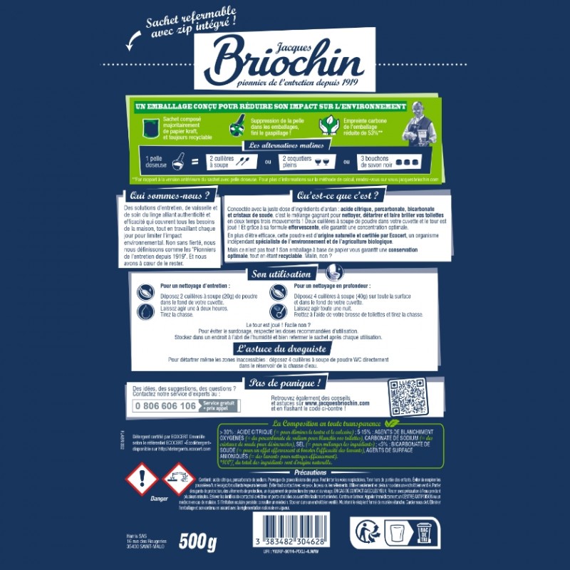 Acheter Poudre WC super détartrante