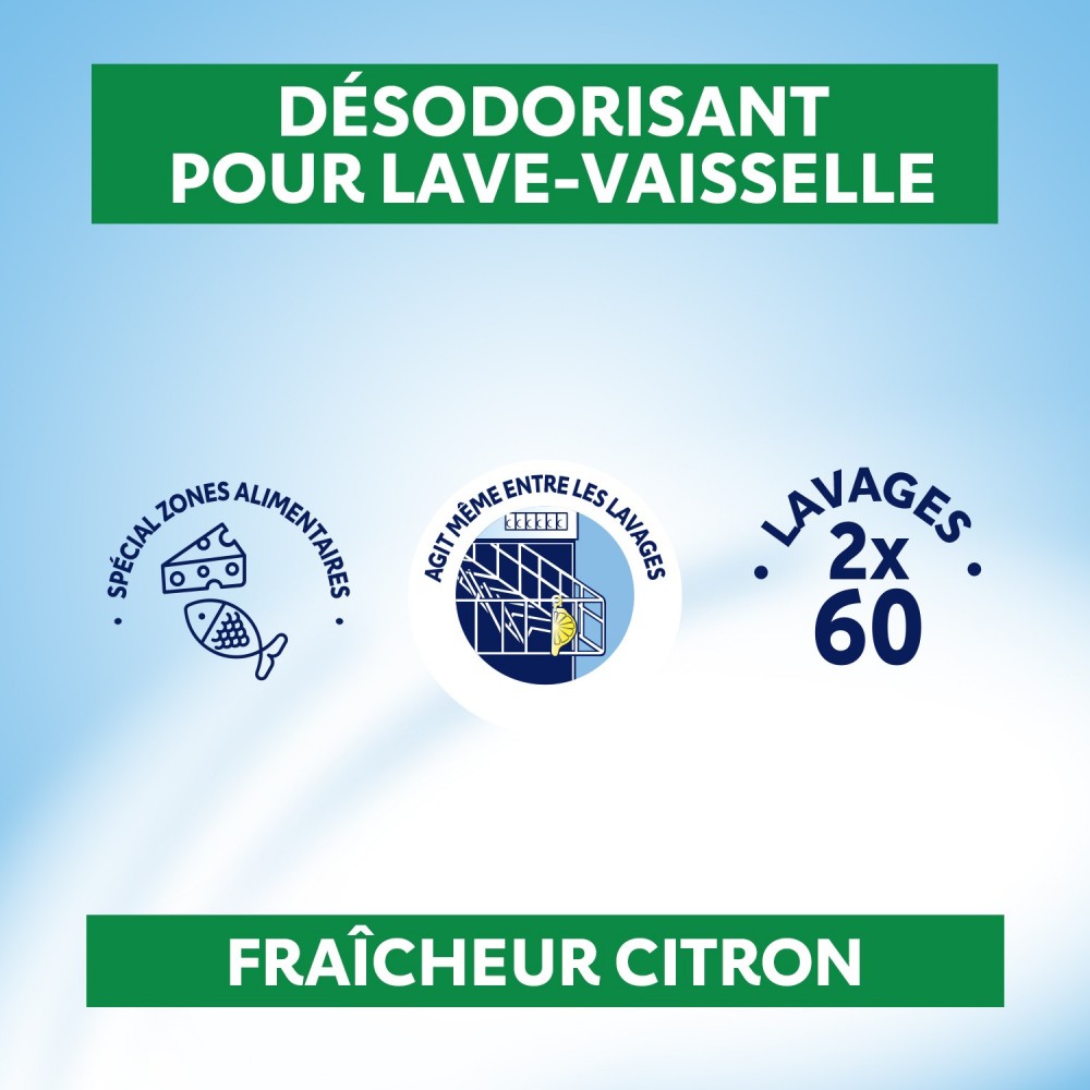 Acheter Désodorisant lave-vaisselle citron