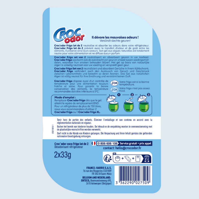 Acheter Absorbeur d'odeurs Frigo x2