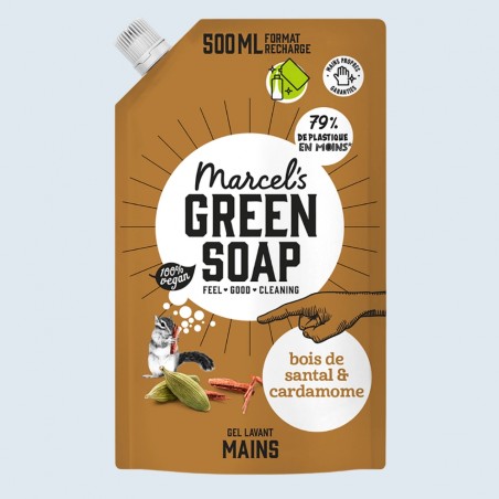 Acheter Recharge Gel Lavant Mains Santal & Cardamome