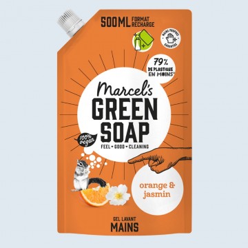 Acheter Recharge Gel Lavant Mains Orange & Jasmin