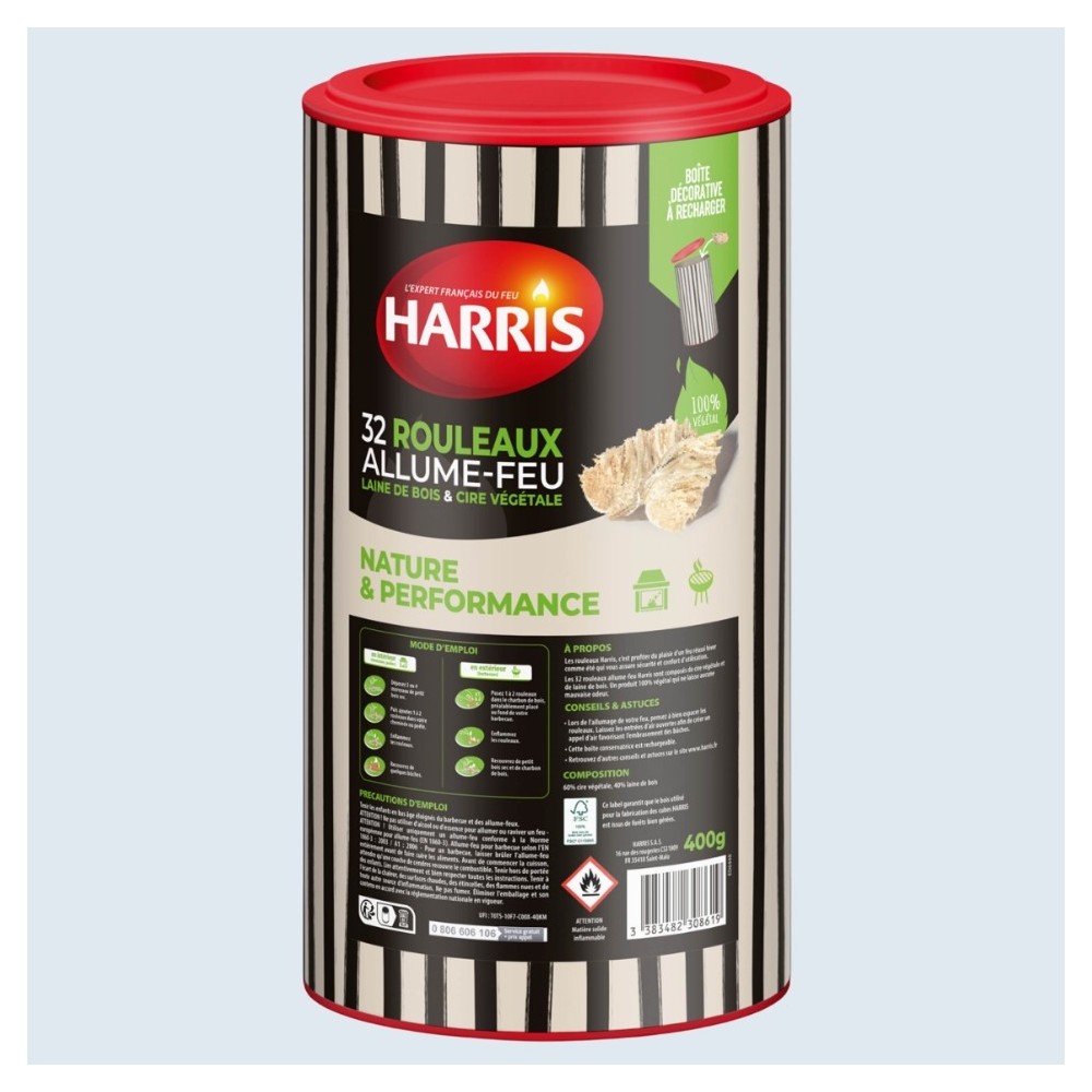 Acheter Cylindre Rouleaux allume feu 100% végétal