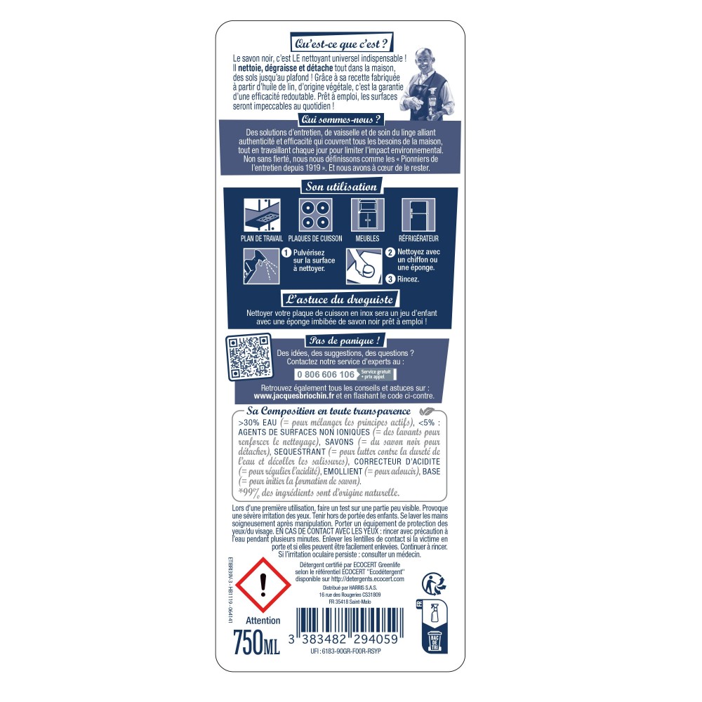 Acheter Savon noir prêt à l'emploi