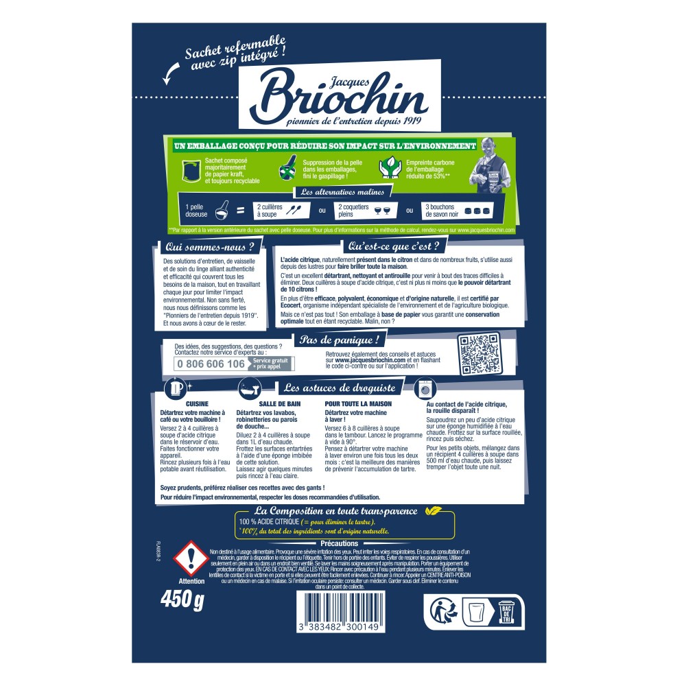 Acheter L'acide citrique