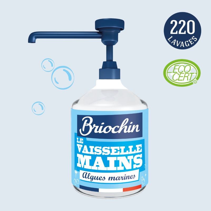 Jacques Briochin - Liquide vaisselle et main savon noir et algues marines
