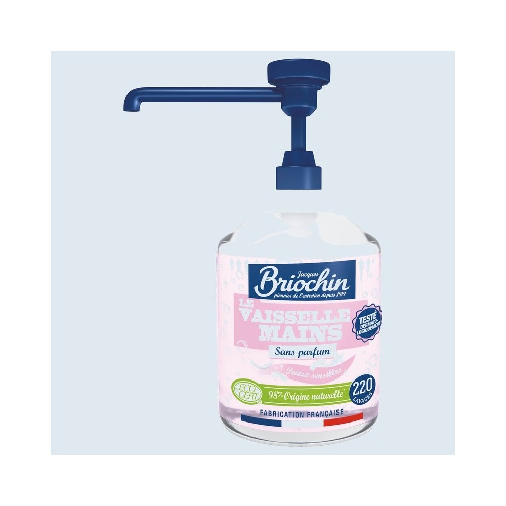 Jacques Briochin - Liquide vaisselle mains peaux sensibles