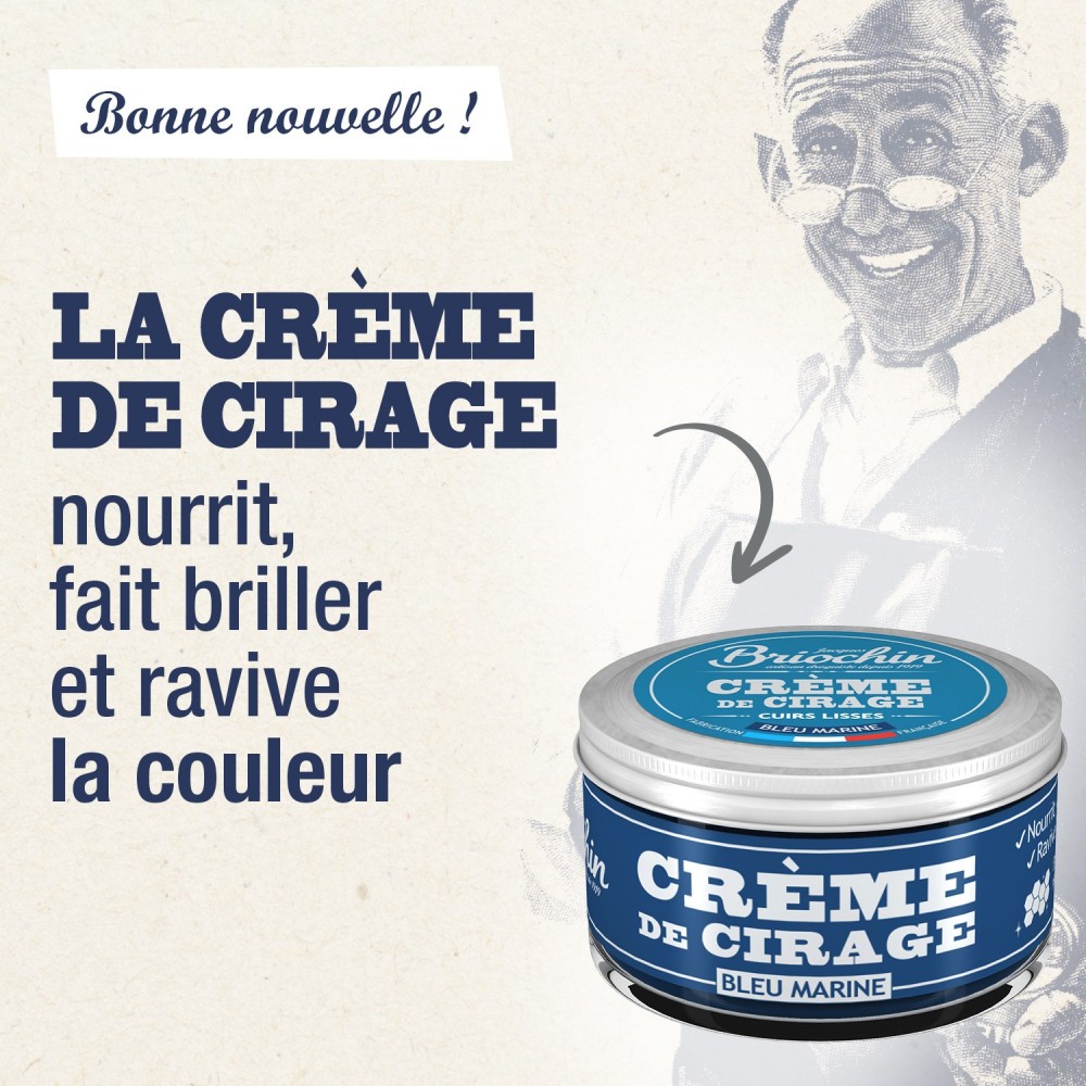 Acheter Crème de cirage bleu marine