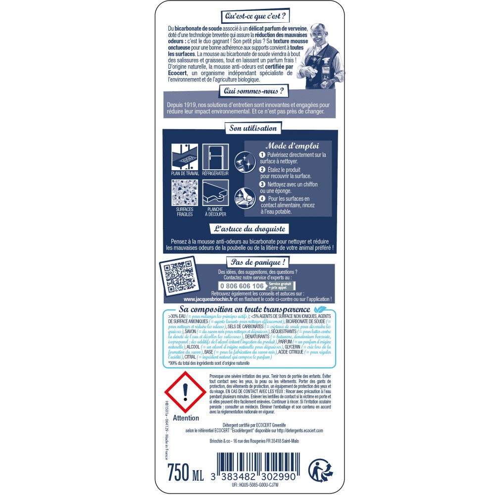 Acheter Mousse au bicarbonate