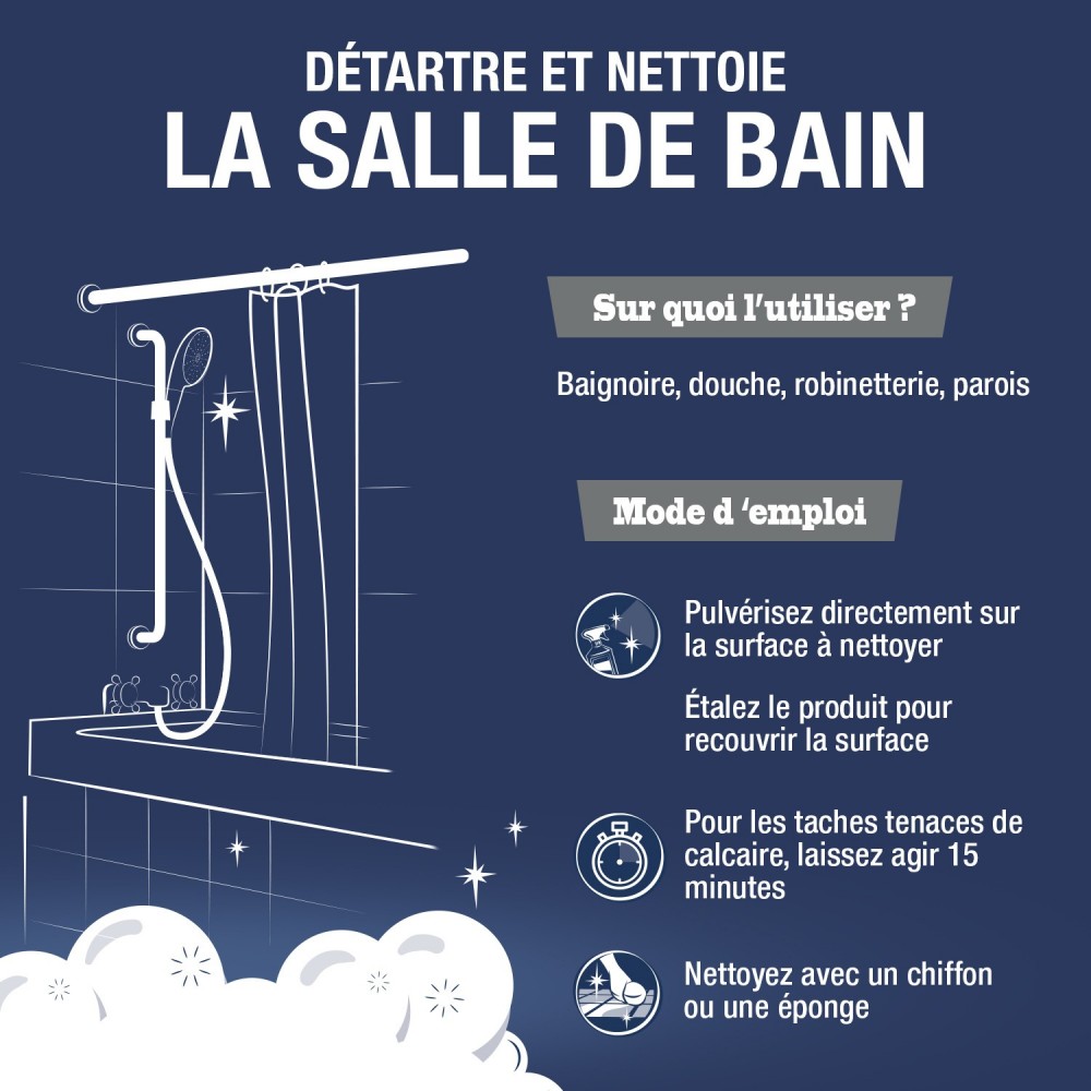 Acheter Mousse détartrante Vinaigre