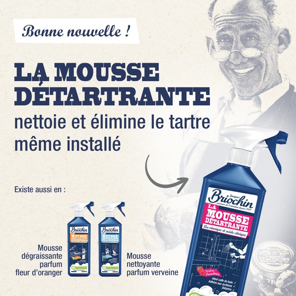 Acheter Mousse détartrante Vinaigre