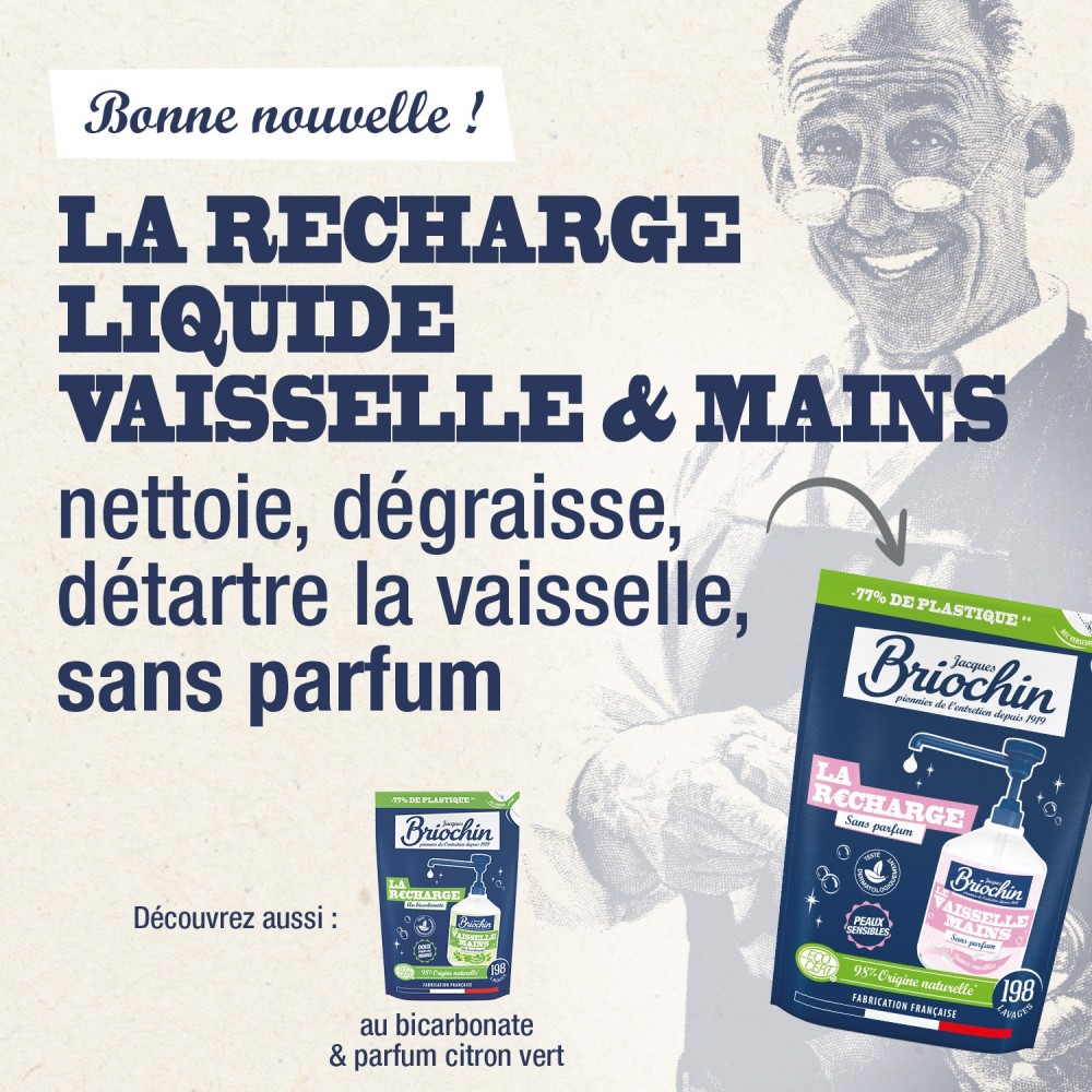 Acheter Recharge Liquide vaisselle mains peaux sensibles