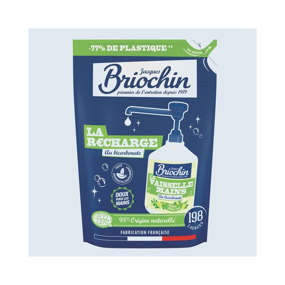 Jacques Briochin - Recharge Liquide vaisselle au bicarbonate