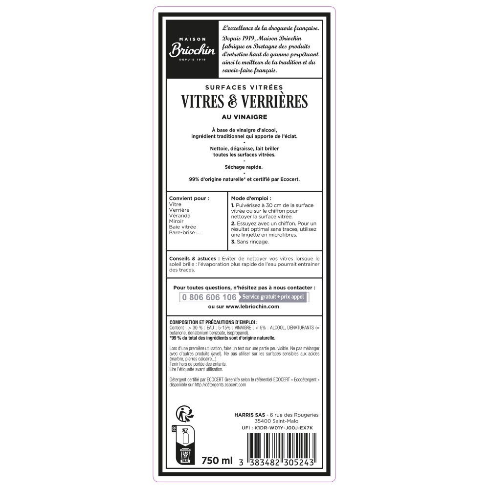Acheter Nettoyant Vitres & Verrières