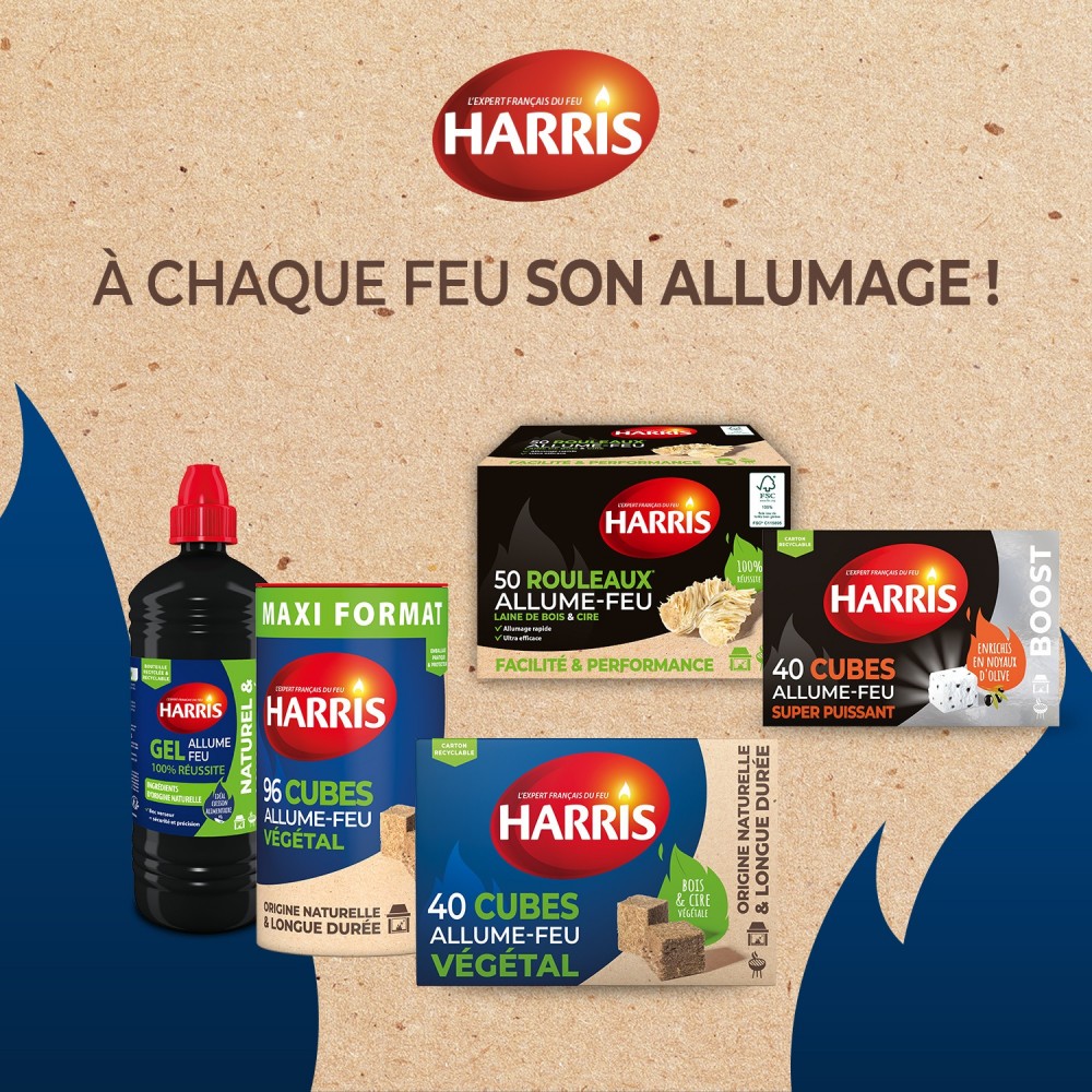 Acheter 50 rouleaux allume-feu 100% naturels