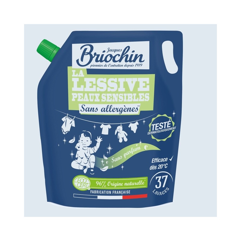 Jacques Briochin - Recharge lessive peaux sensibles 1