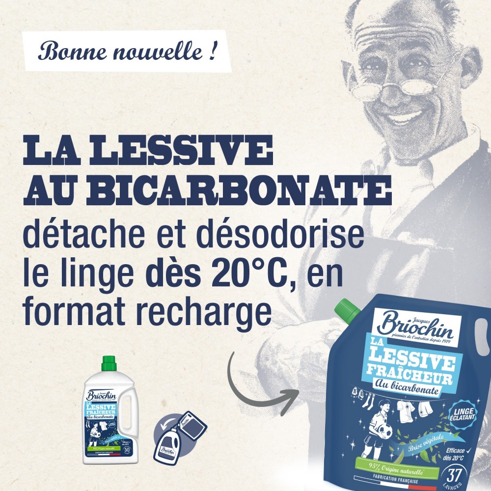 Acheter Recharge lessive bicarbonate 1,7L