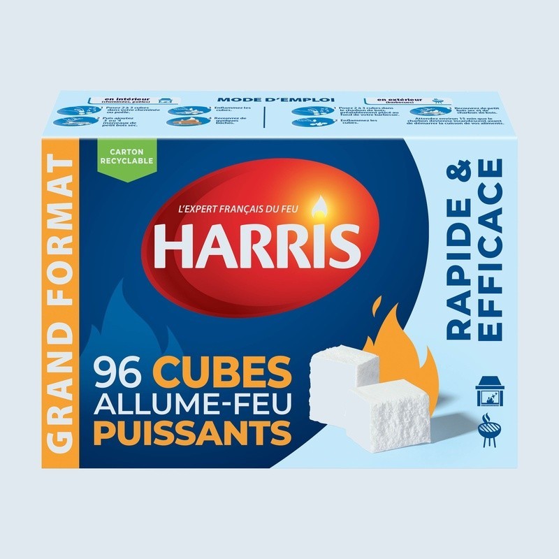 Harris - 96 cubes sans odeur