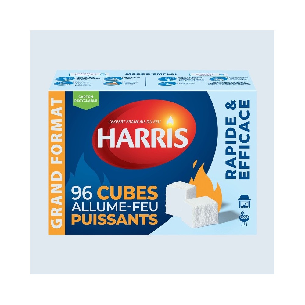 Harris - 96 cubes sans odeur
