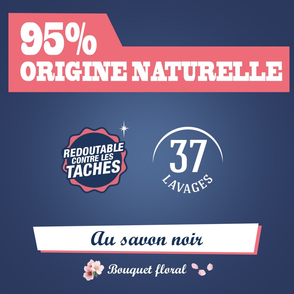 Acheter Recharge lessive savon noir 1,7L