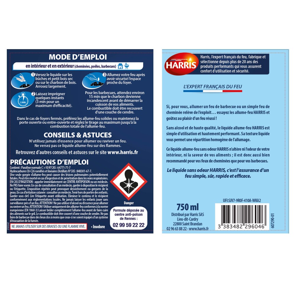 Acheter Liquide allume-feu sans odeur 750ml