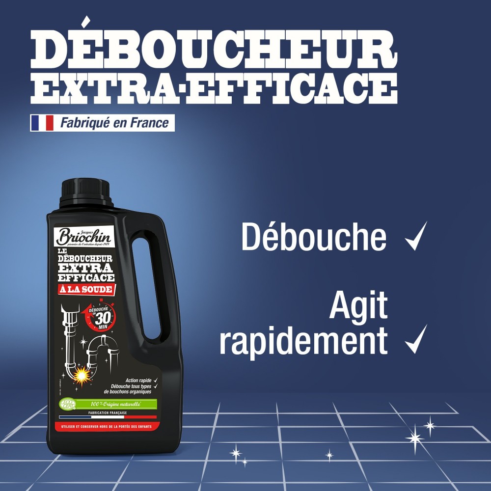 Acheter Déboucheur à la soude extra efficace