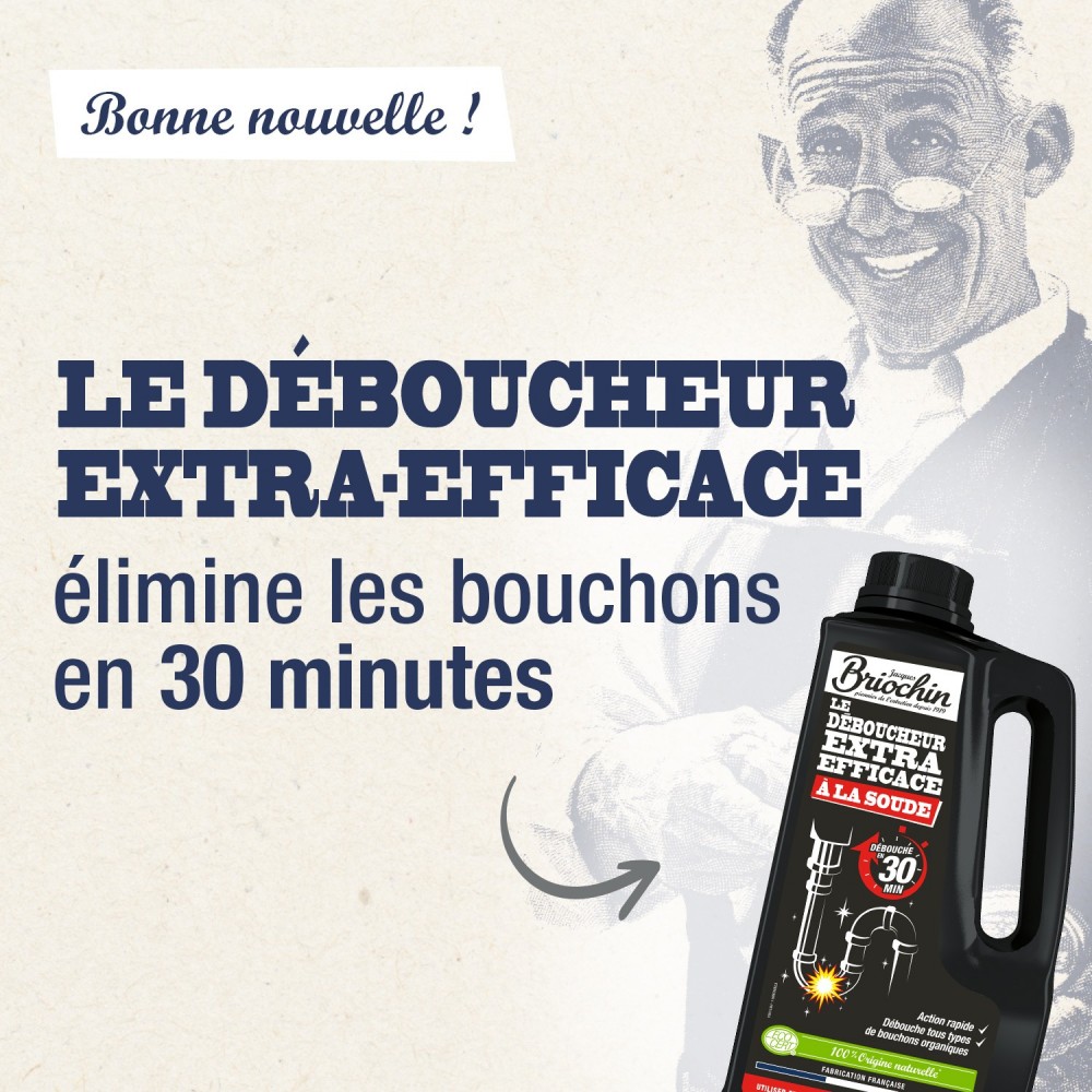 Acheter Déboucheur à la soude extra efficace
