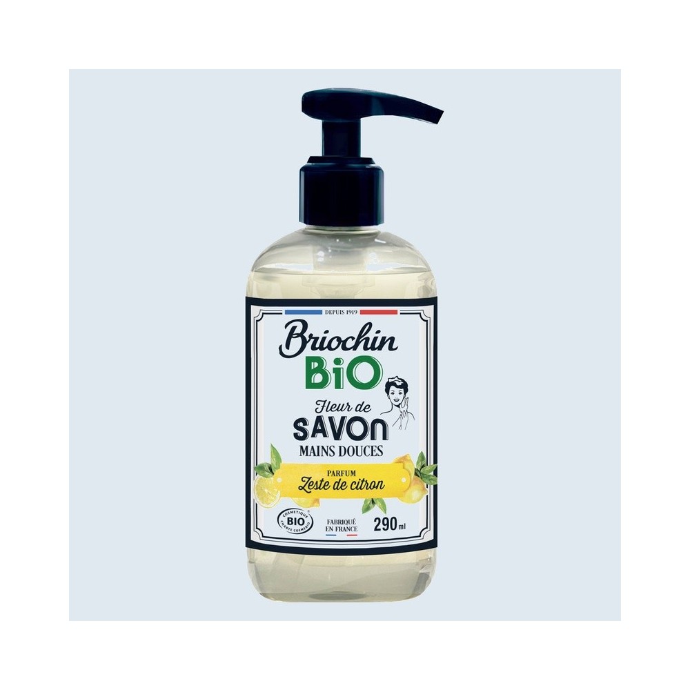 Briochin depuis 1919 - Savon mains zeste de citron 290ml