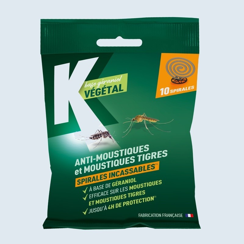 K végétal - Spirales anti-moustiques