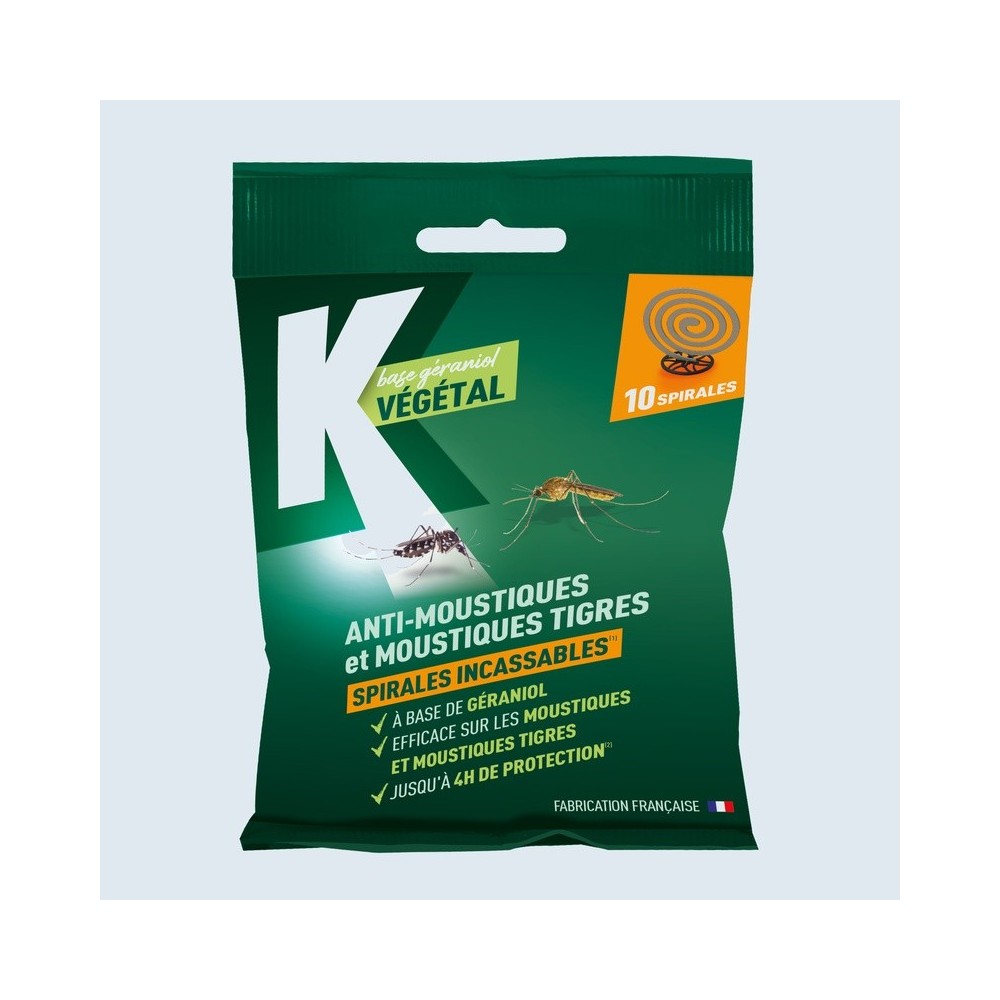 K végétal - Spirales anti-moustiques