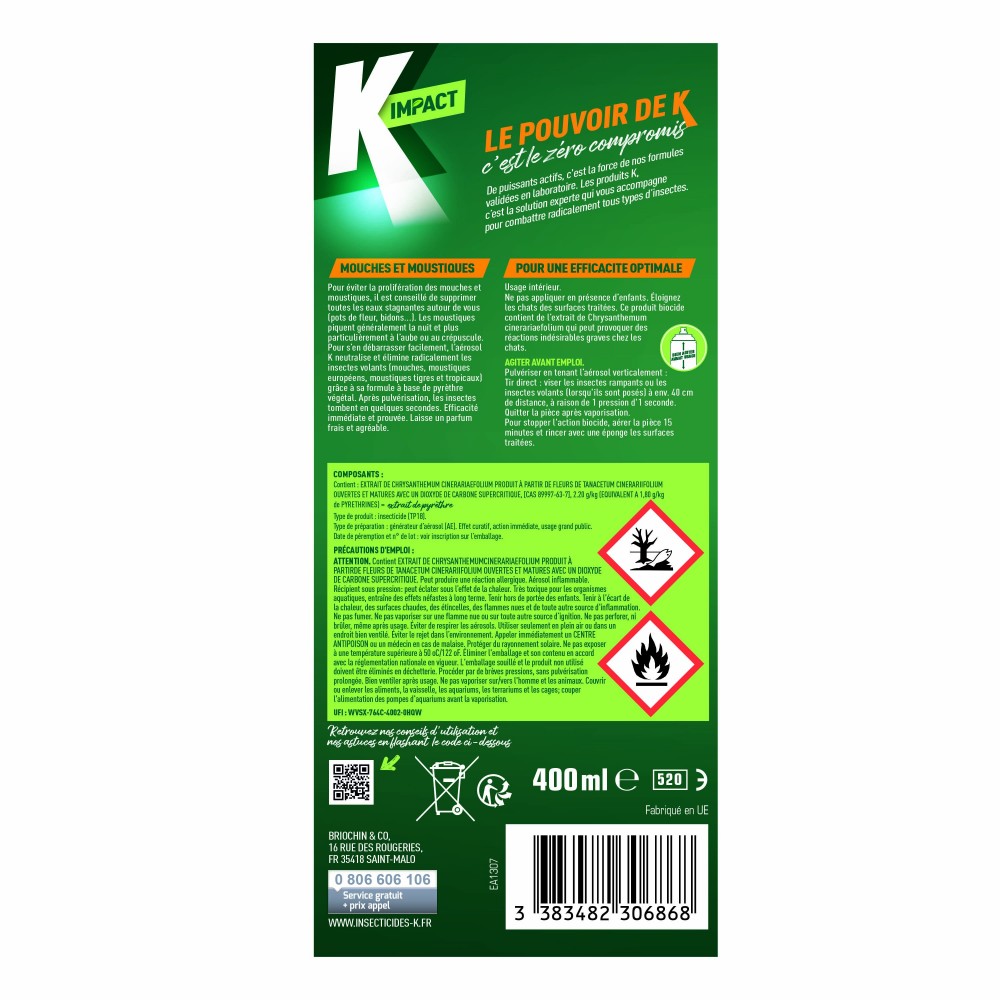 Acheter Aérosol volants anti-mouches et moustiques