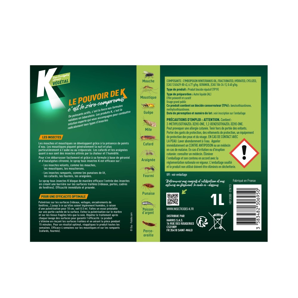 Acheter Spray barrière tous insectes