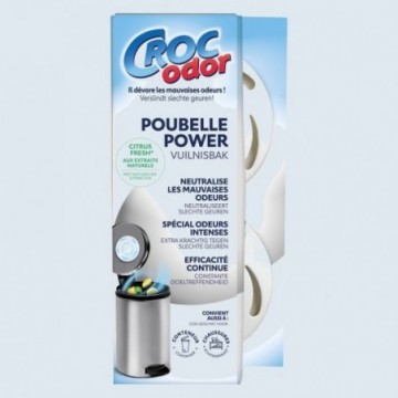 Croc Odor - Absorbeur d'odeurs Poubelle Power x2