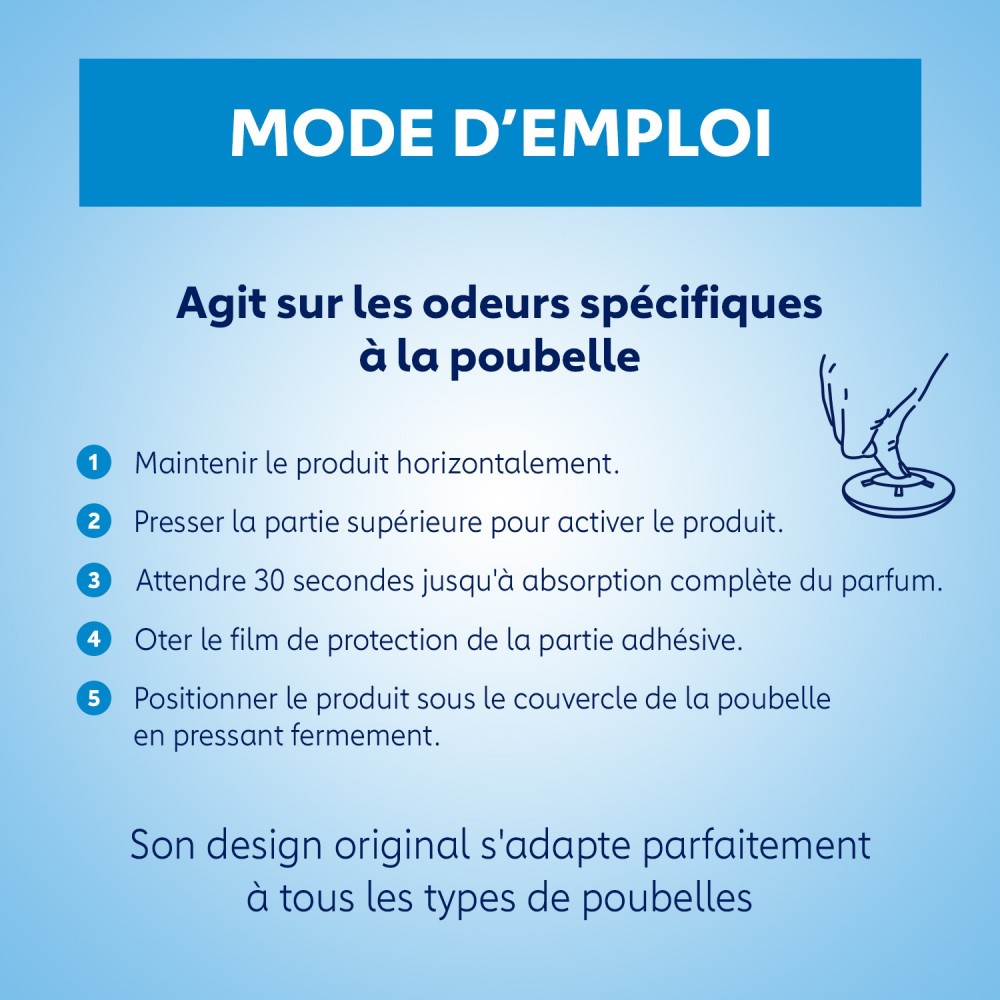 Acheter Absorbeur d'odeurs Poubelle Power x2