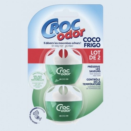 Croc Odor - Absorbeur d'odeurs Frigo x2