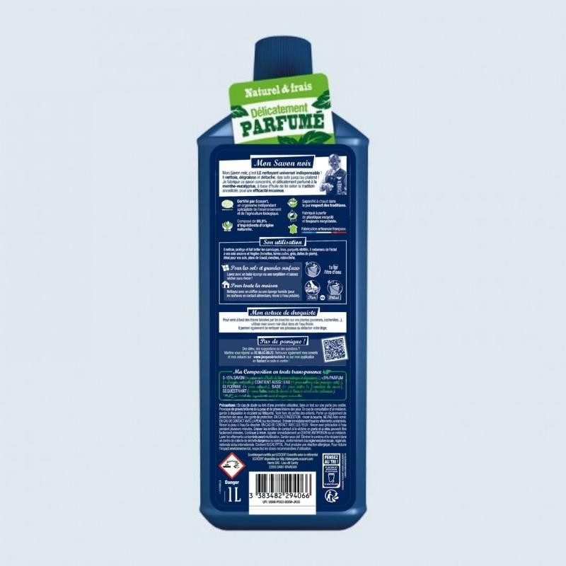 Acheter Savon noir liquide menthe eucalyptus