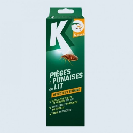 K végétal - Piège à punaises de lit x4