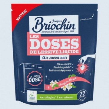 Maison Briochin - 22 Doses de Lessive liquide au Savon noir
