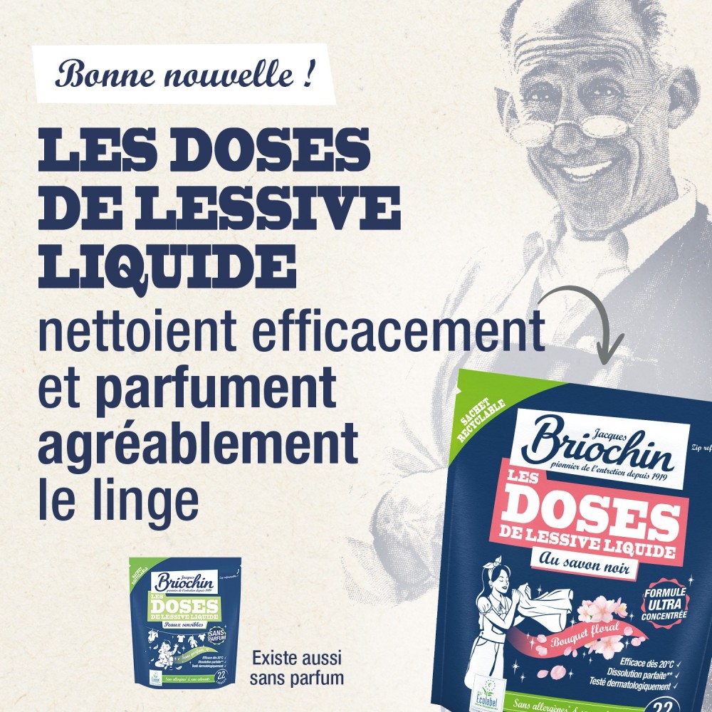 Acheter 22 Doses de Lessive liquide au Savon noir