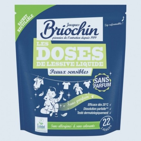 Maison Briochin - 22 doses Lessive Liquide Peaux Sensibles
