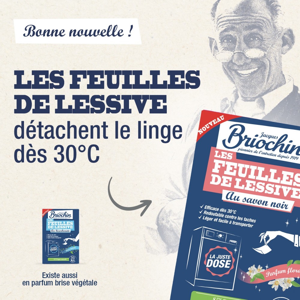 Acheter Feuilles de lessive au Savon noir parfum Bouquet floral