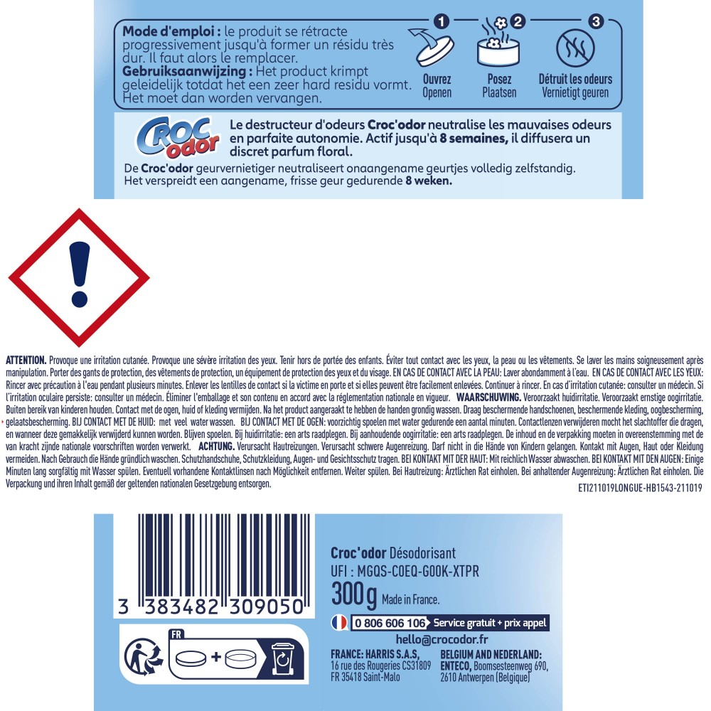 Acheter Destructeur d'odeurs douceur florale