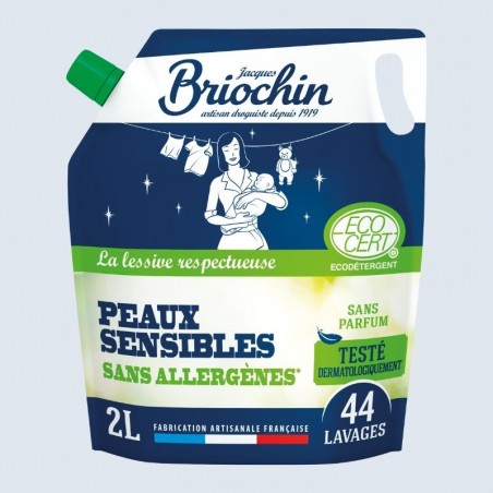 Acheter Recharge lessive peaux sensibles Ecocert 2L
