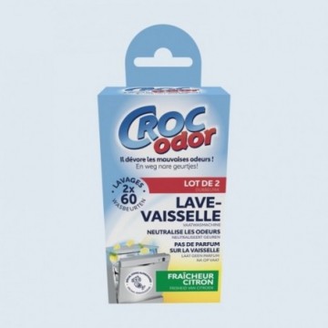 Croc Odor - Désodorisant lave-vaisselle citron