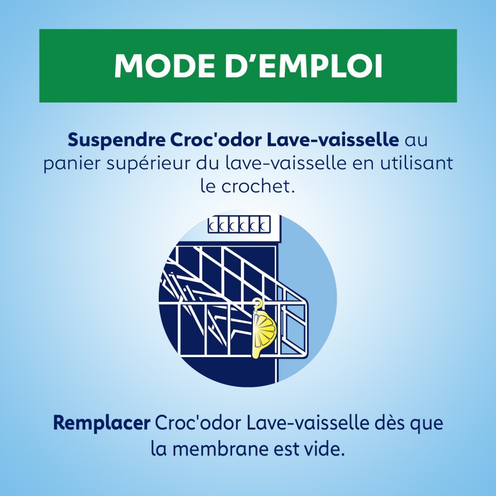 Acheter Désodorisant lave-vaisselle citron
