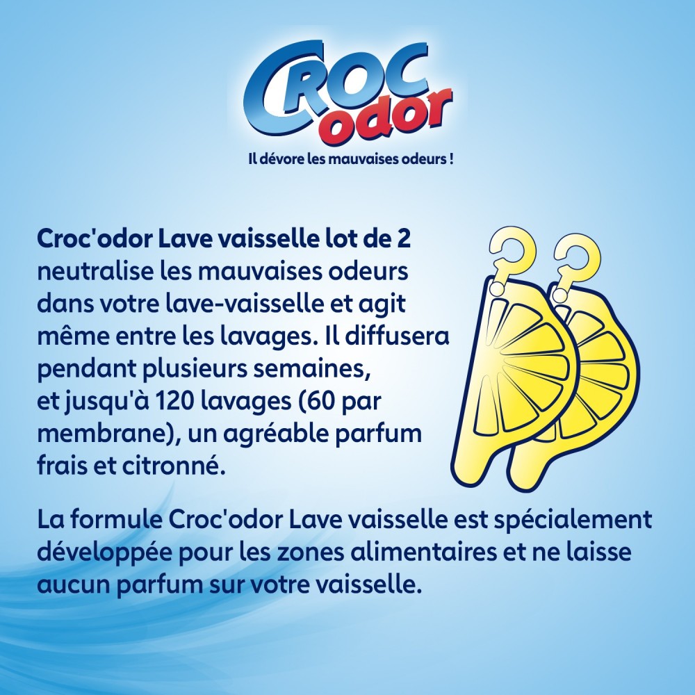 Acheter Désodorisant lave-vaisselle citron