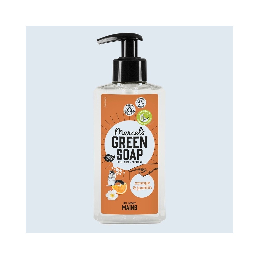 Marcel's Green Soap - Le Gel Lavant Mains Orange & Jasmin 250ml