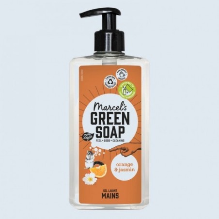 Marcel's Green Soap - Le Gel Lavant Mains Orange & Jasmin 500ml