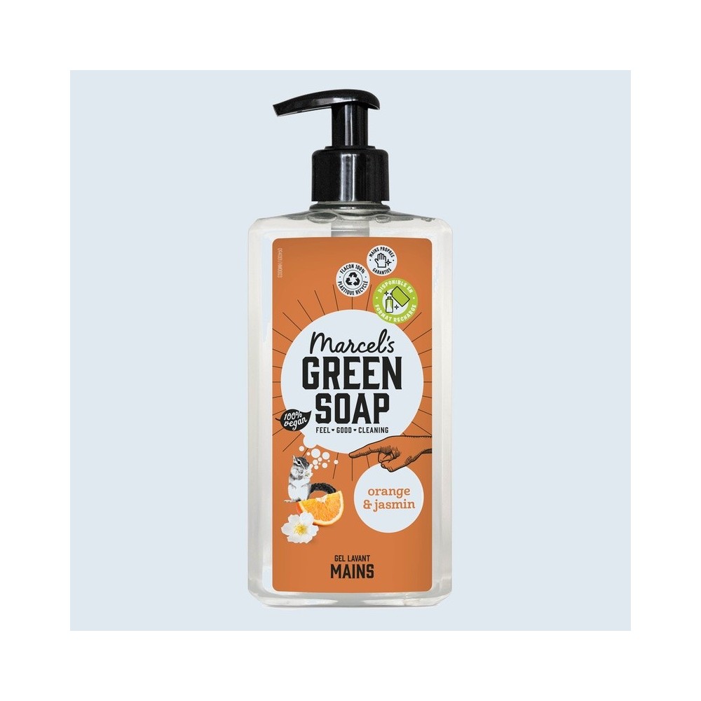 Marcel's Green Soap - Le Gel Lavant Mains Orange & Jasmin 500ml